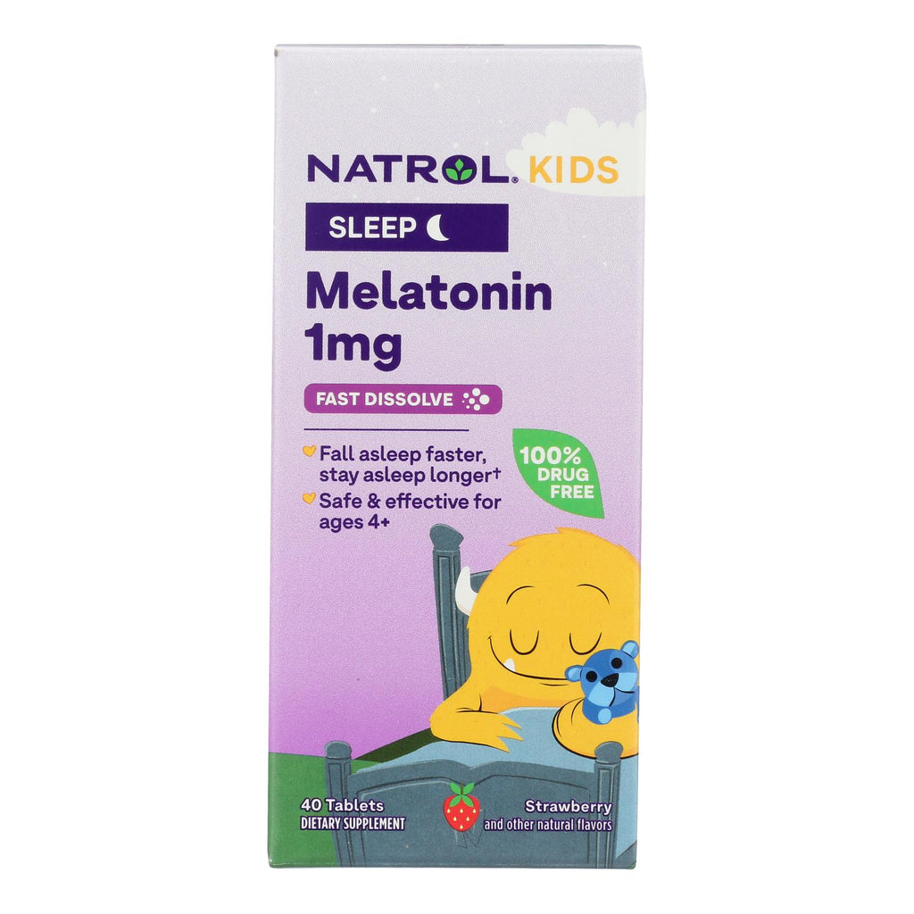 Natrol - Melatn Kids 1mg Fd Straw - 1 Each - 40 TAB