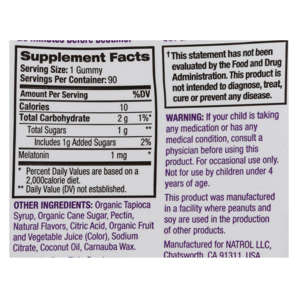 Natrol - Melatn Kids 1mg Gummy Berry - 1 Each - 90 CT