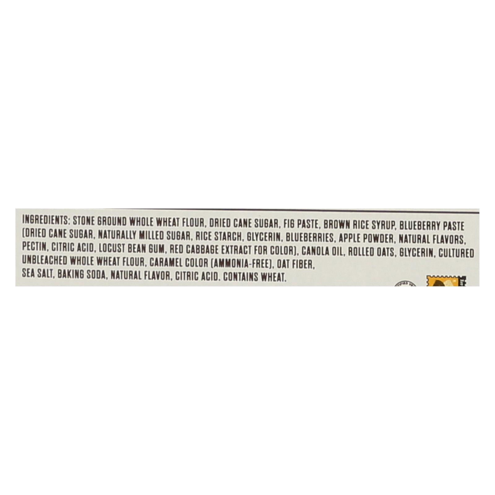 Nature's Bakery Stone Ground Whole Wheat Fig Bar - Blueberry - Case of 12 - 2 oz.