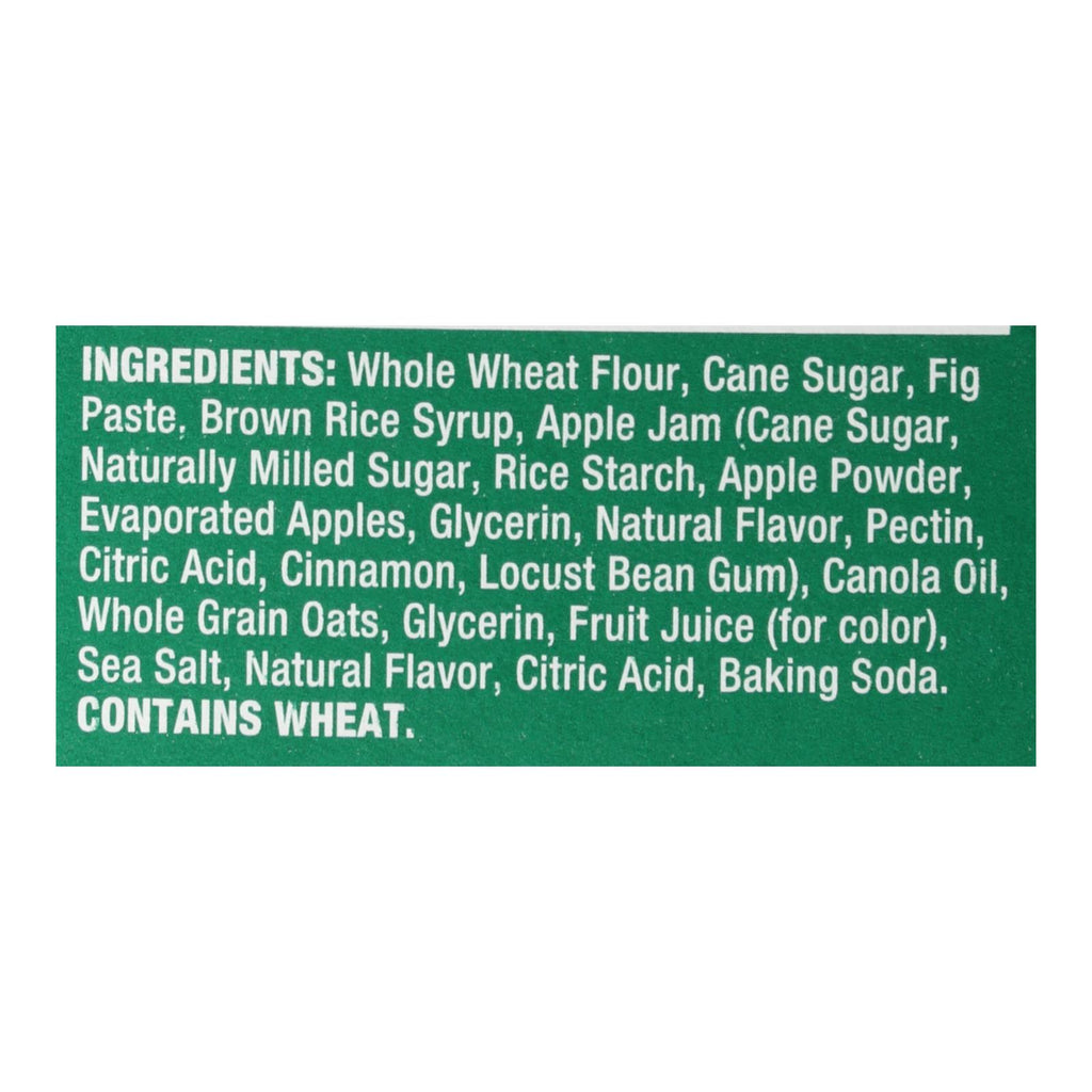 Nature's Bakery Stone Ground Whole Wheat Fig Bar - Apple Cinnamon - Case of 6 - 2 oz.