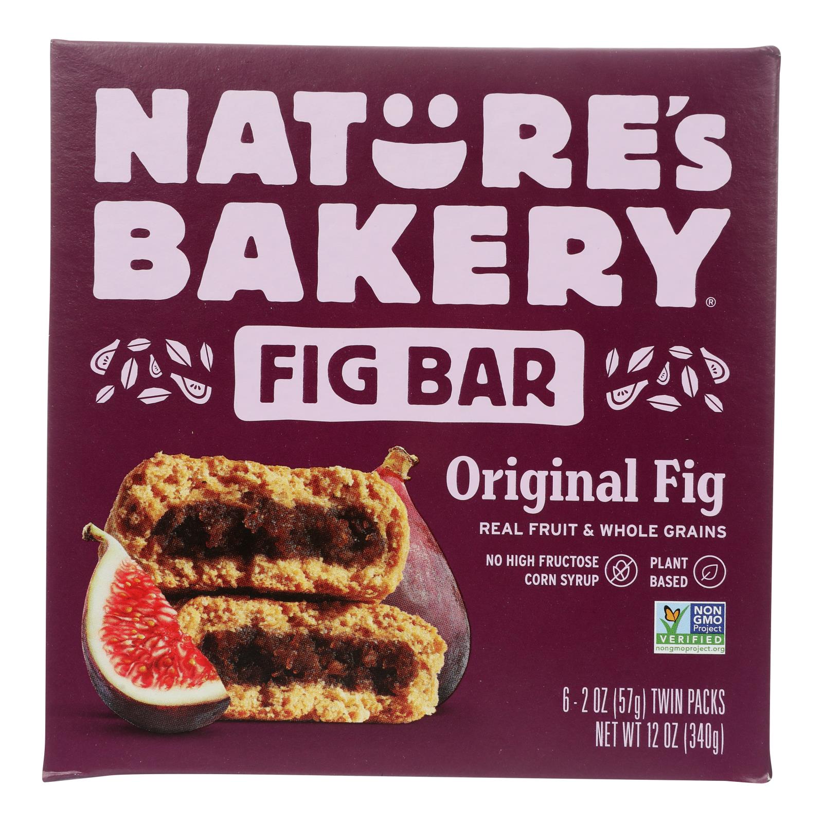 Nature's Bakery, Stone Ground Whole Wheat Fig Bar Original, Case Of 6, 6/2 oz