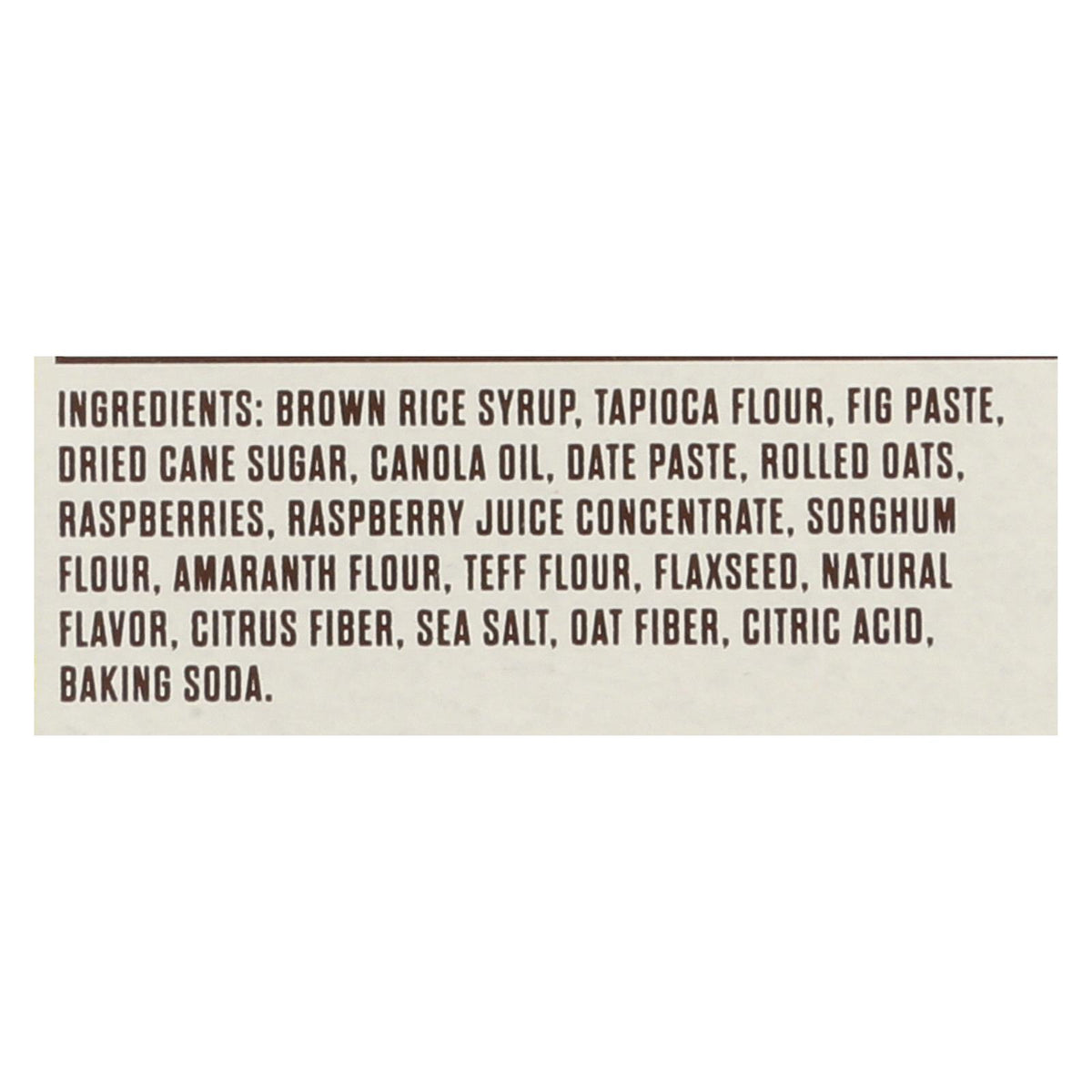 Nature's Bakery, Gluten Free Fig Bar Raspberry, Case Of 6, 6/2 oz