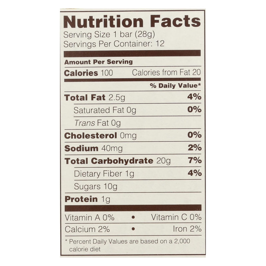 Nature's Bakery, Gluten Free Fig Bar Raspberry, Case Of 6, 6/2 oz