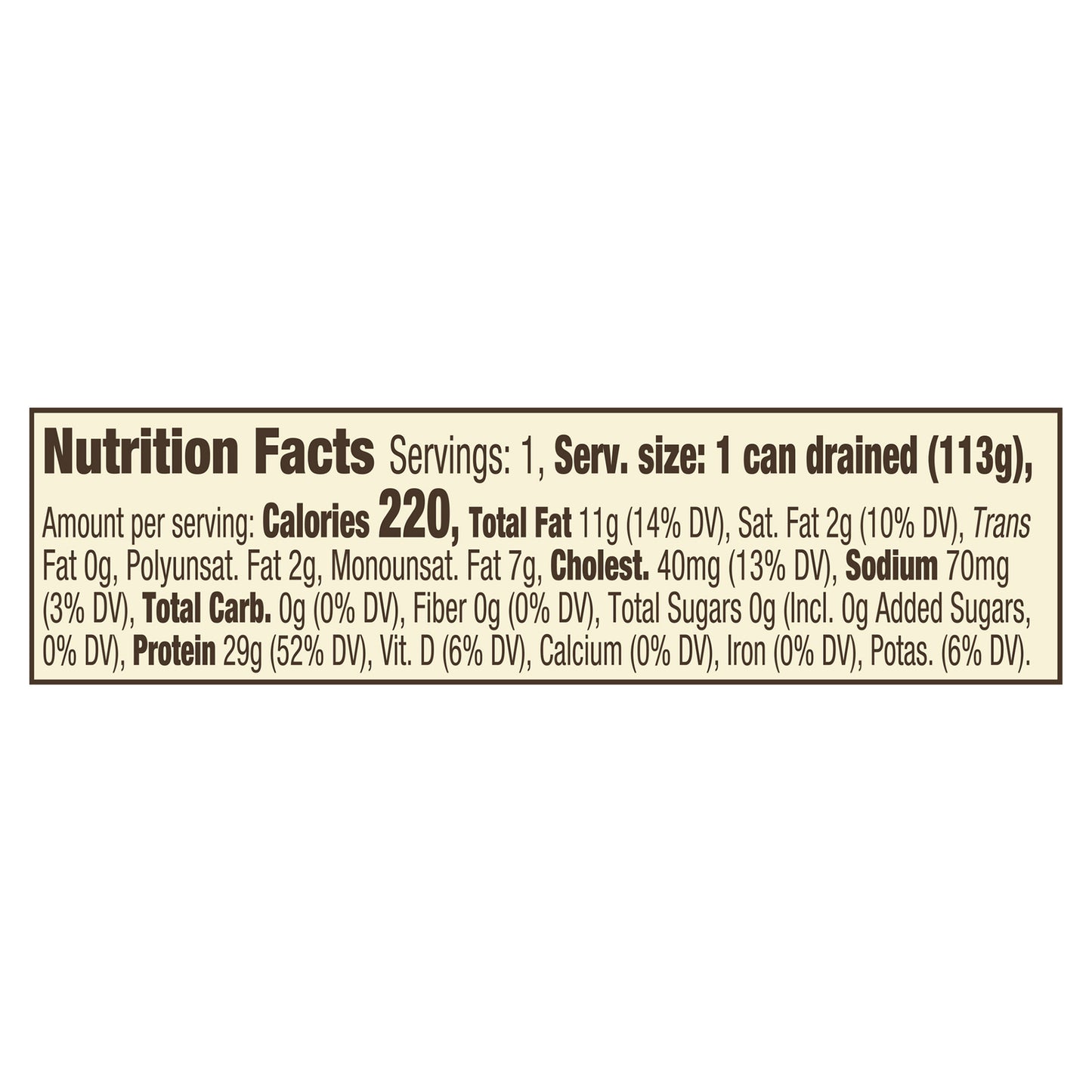 Genova - Albcr Tuna In Olv Oil Nsa - Case of 12-5 OZ