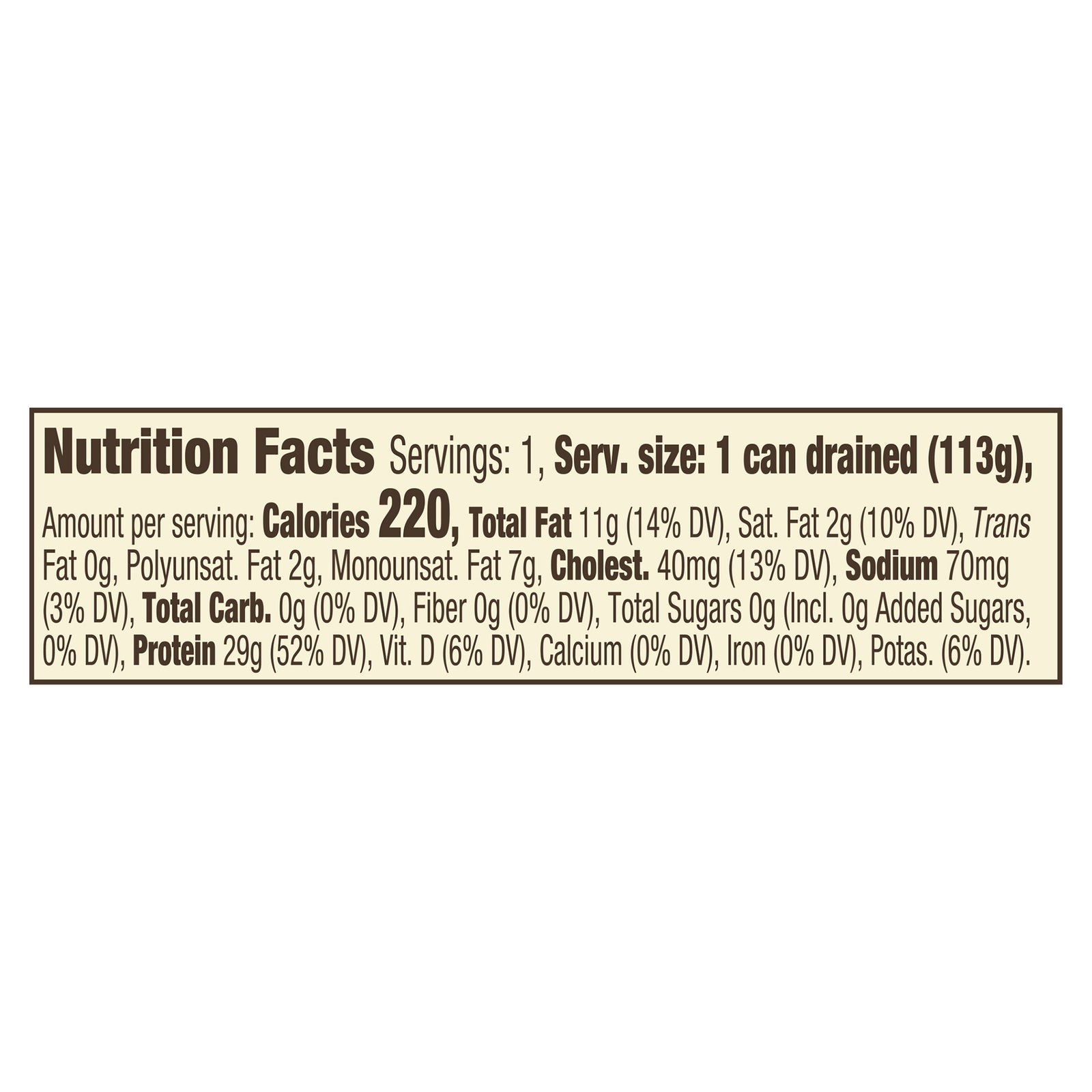 Genova - Albcr Tuna In Olv Oil Nsa - Case of 12-5 OZ