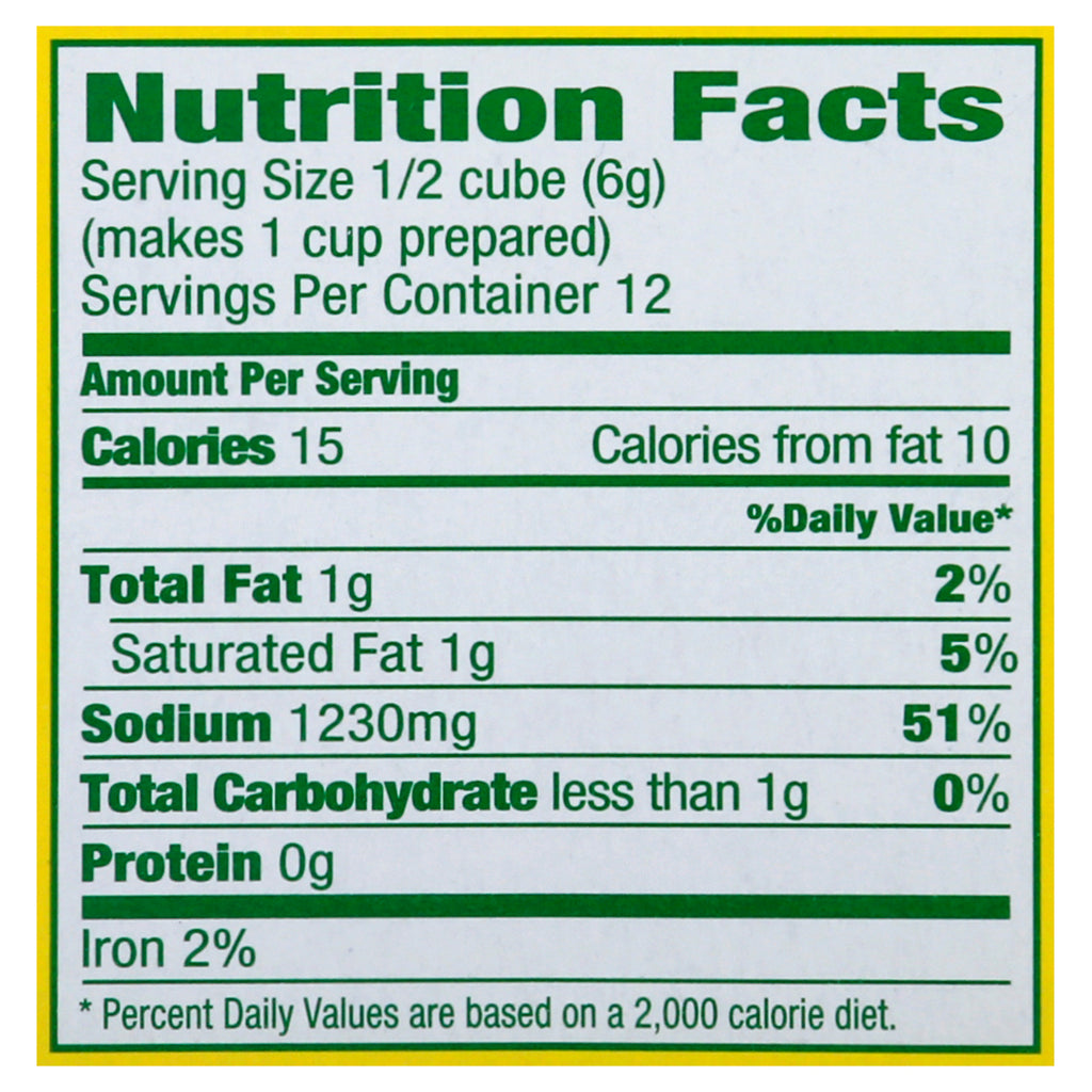 Knorr Bouillon Cubes - Chicken - Extra Large - 2.5 oz - Case of 24