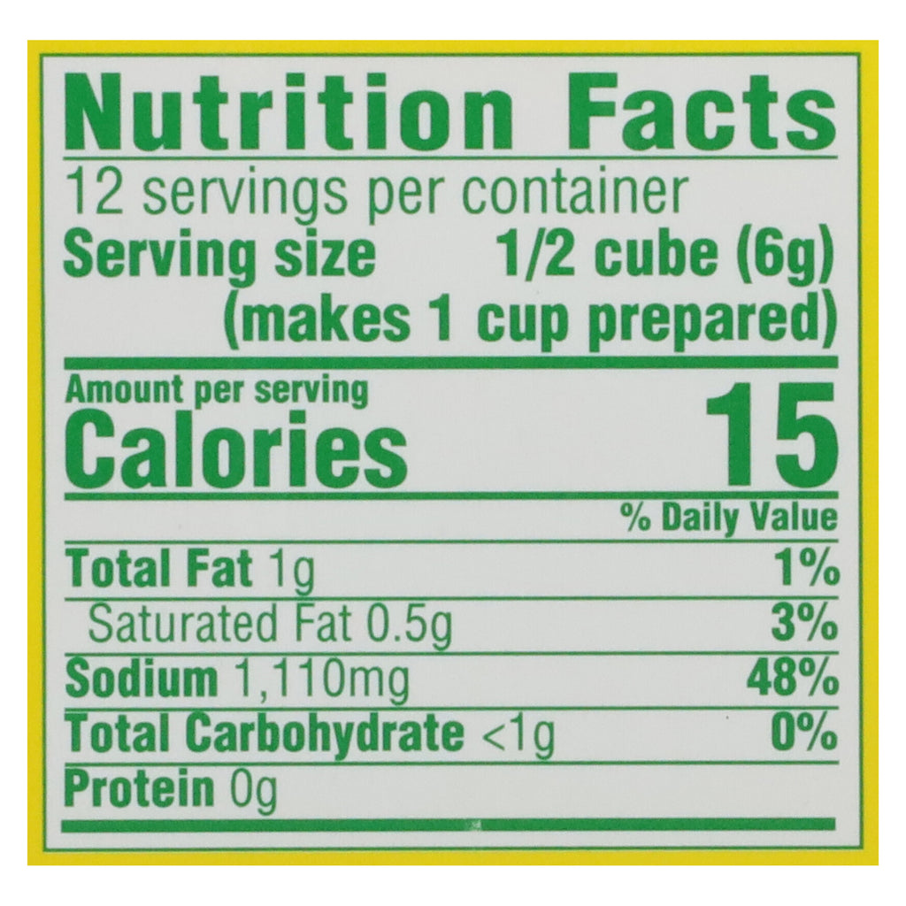 Knorr Bouillon Cubes - Beef - Extra Large - 2.3 oz - Case of 24