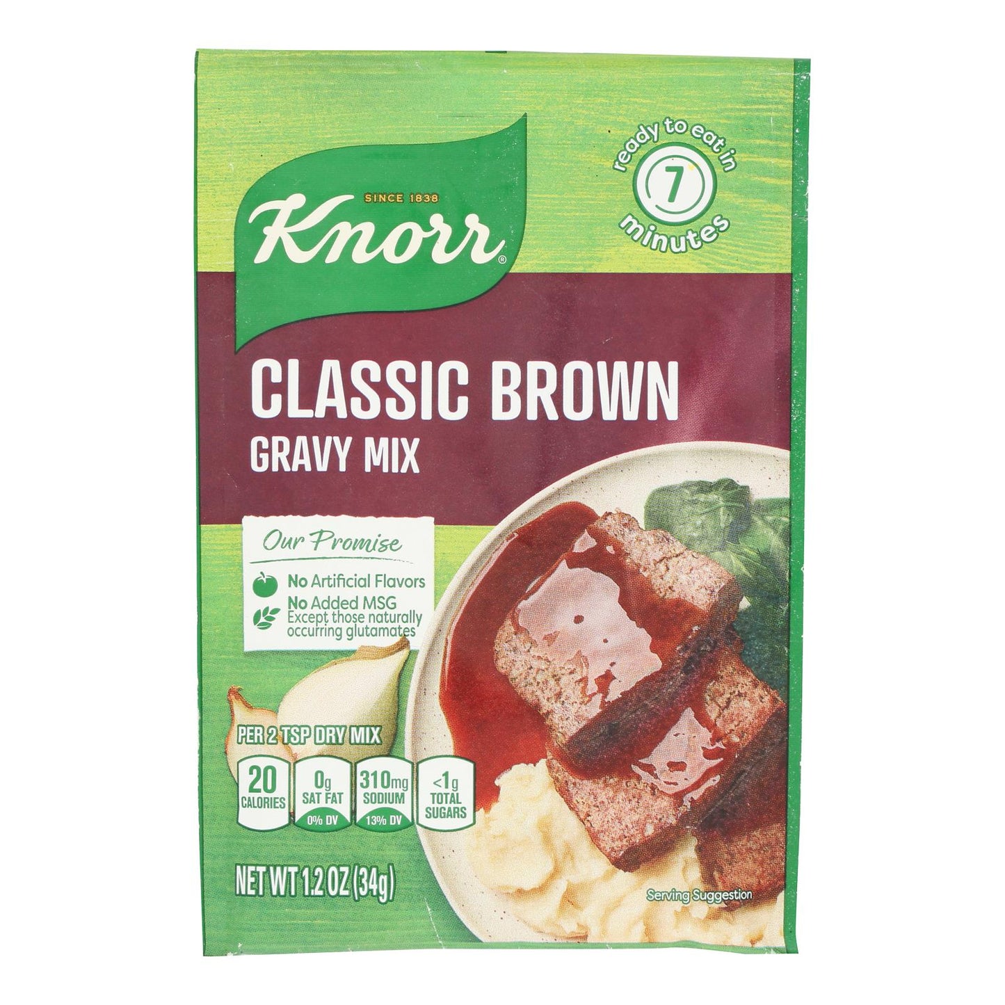 Knorr Gravy Mix - Classic Brown - 1.2 oz - Case of 12