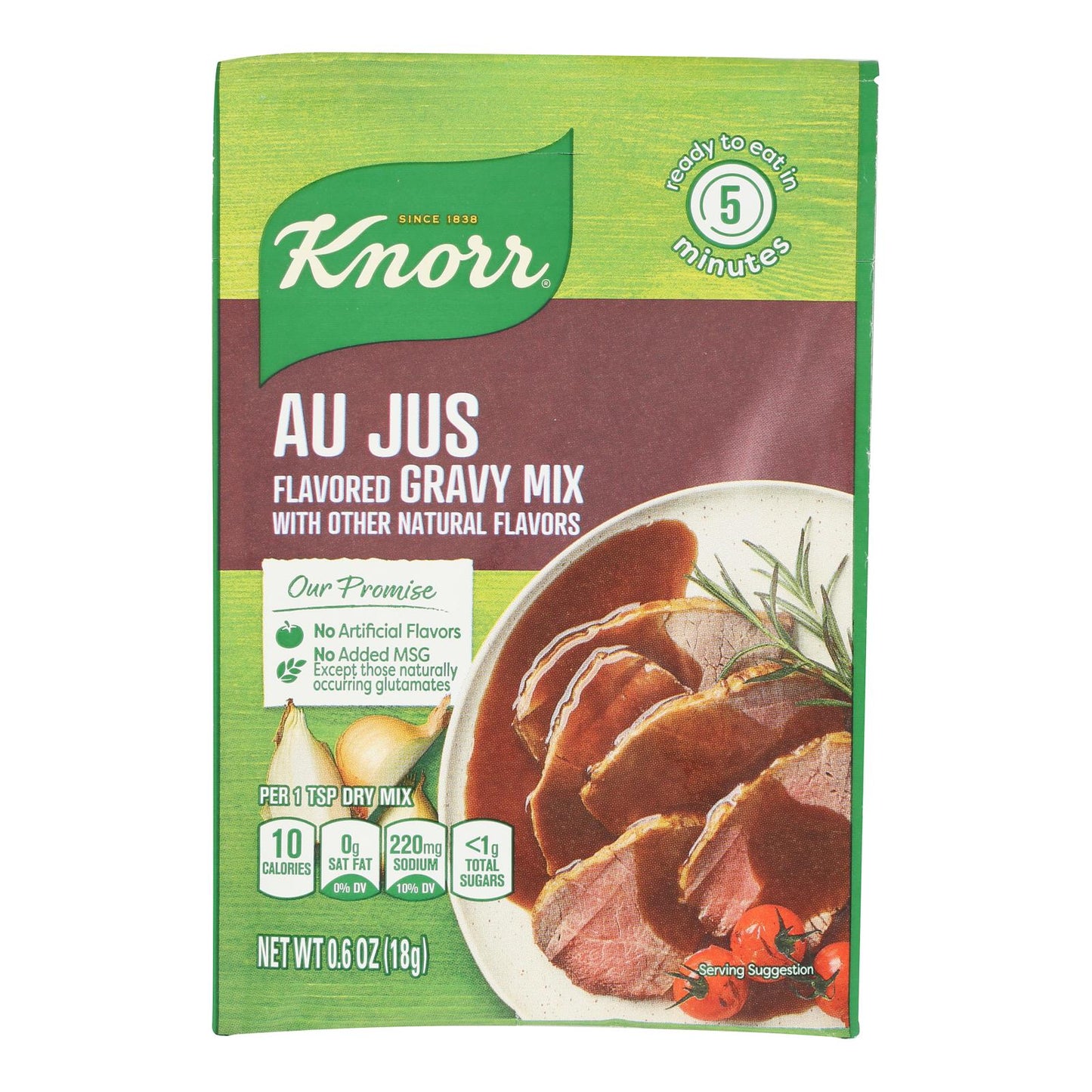 Knorr Gravy Mix - Au Jus - .6 oz - Case of 12