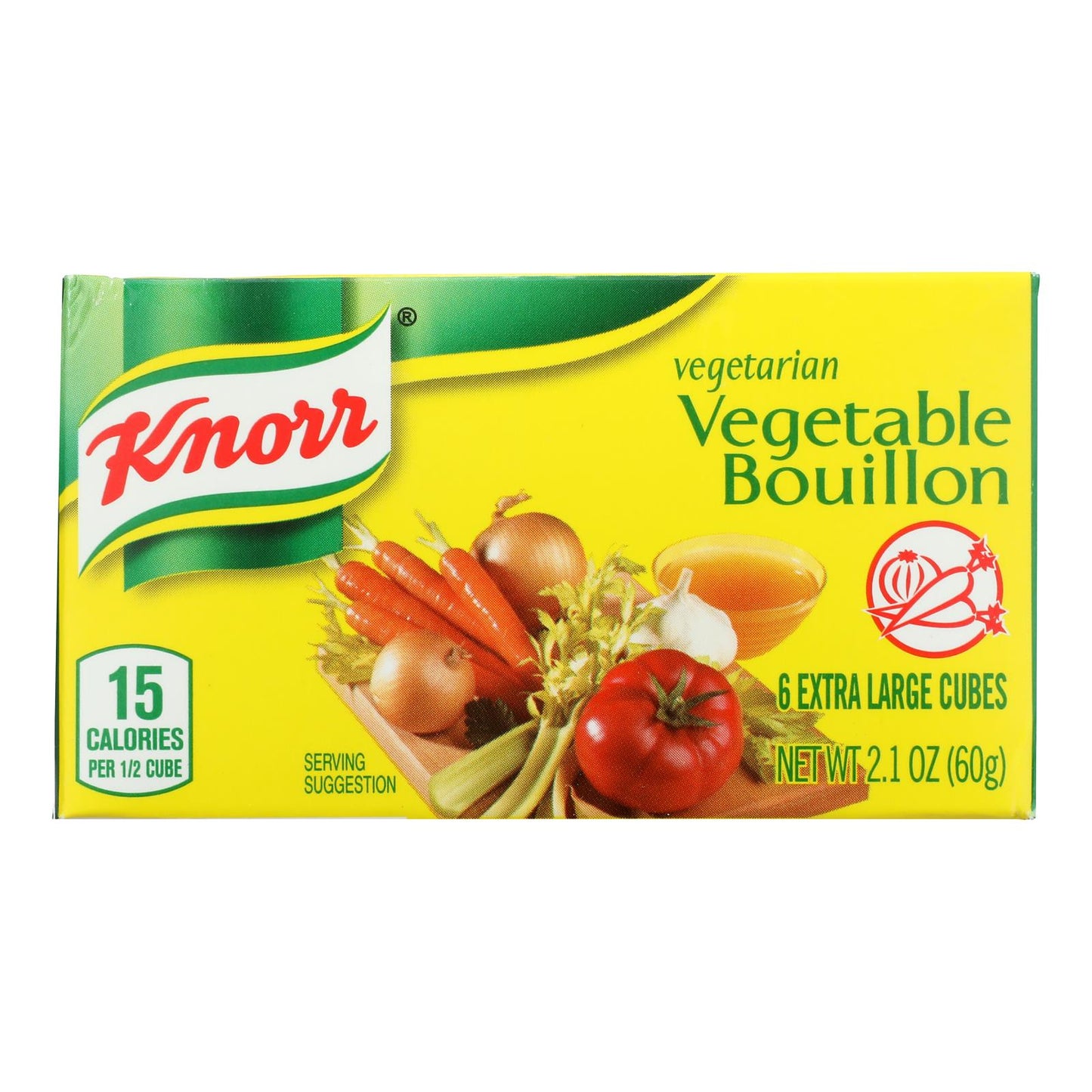 Knorr Bouillon Cubes - Vegetable - Extra Large - 2.13 oz - Case of 24