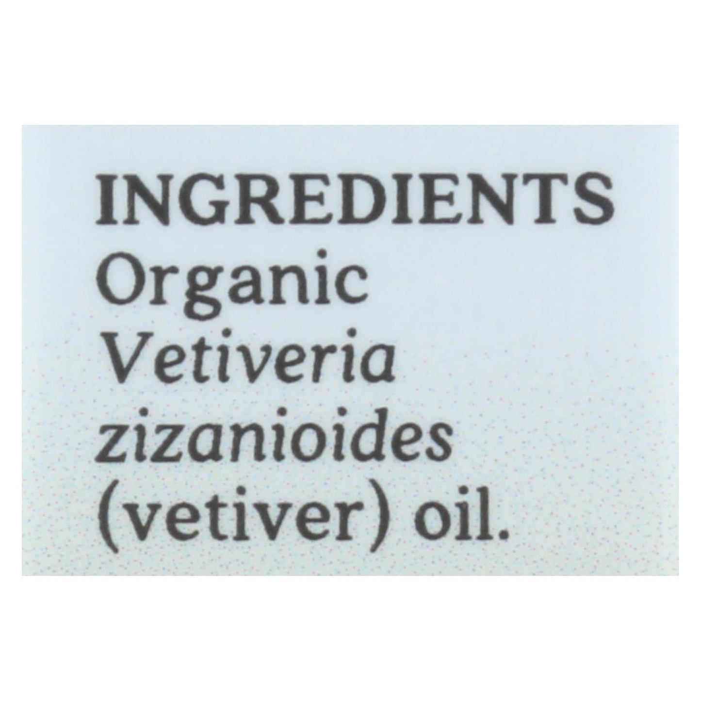 Aura Cacia - Organic Essential Oil - Vetiver - .25 oz