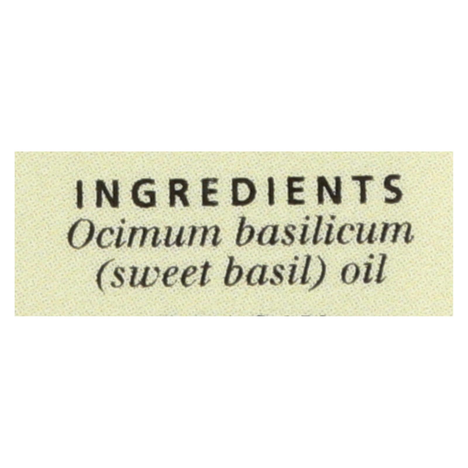Aura Cacia - Pure Essential Oil Sweet Basil - 0.5 fl oz