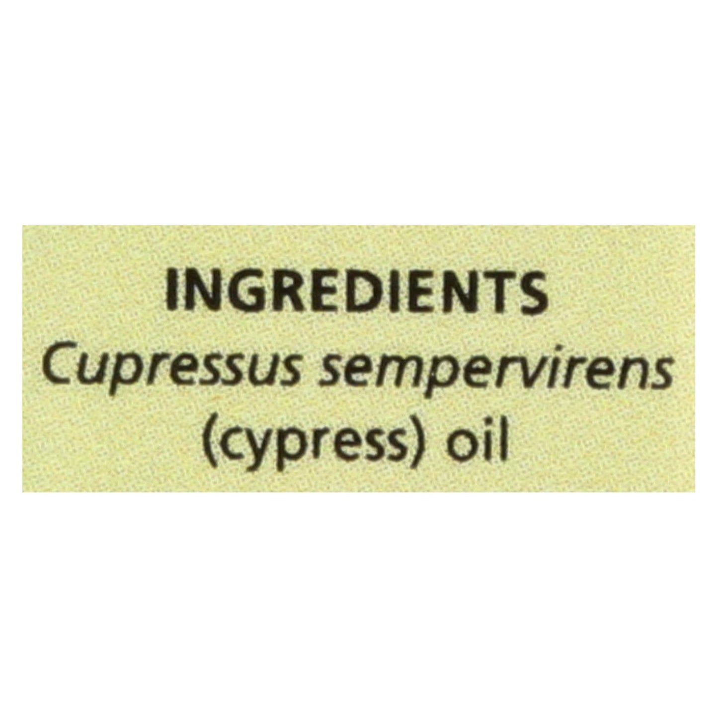 Aura Cacia - Essential Solutions Oil Cypress - 0.5 fl oz
