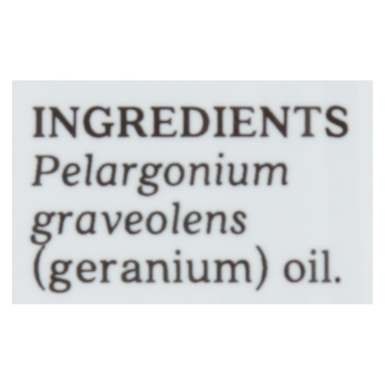 Aura Cacia - Pure Essential Oil Geranium - 0.5 fl oz