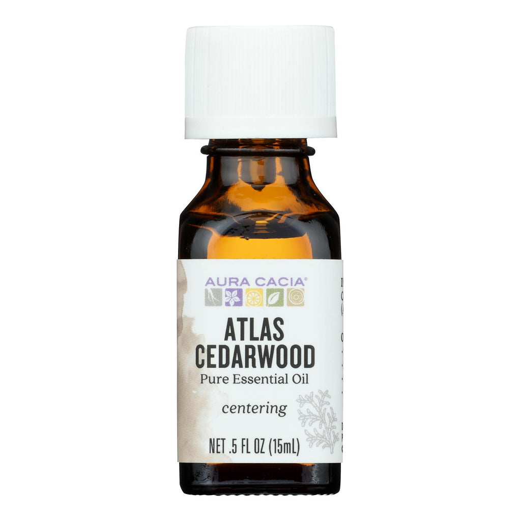 Aura Cacia - Essential Oil - Atlas Cedar wood - 0.5 FL oz.
