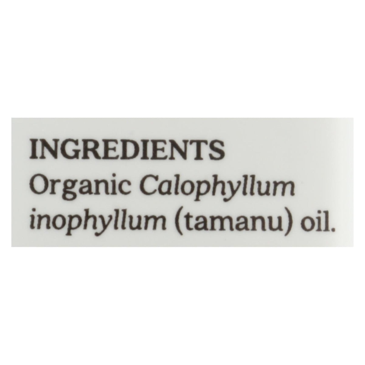 Aura Cacia - Natural Skin Care Oil Tamanu - 1 fl oz