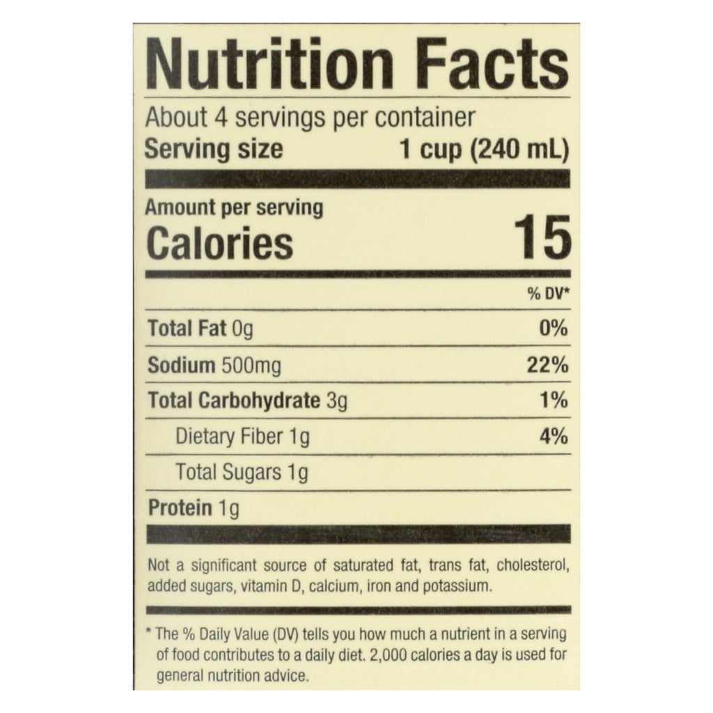 Pacific Natural Foods Organic Broth - Vegetable - 32 fl oz