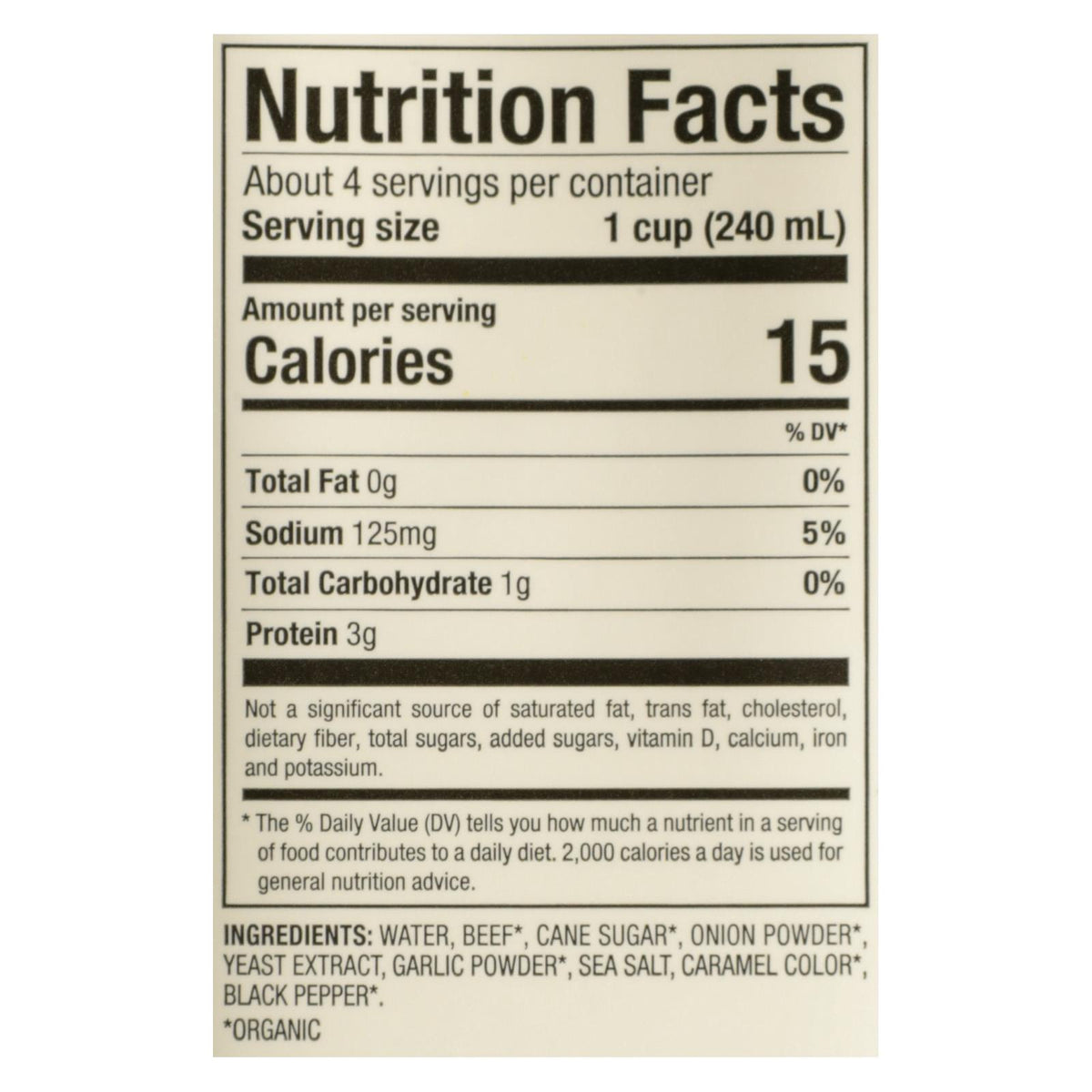 Pacific Foods Broth Low Sodium Beef  - 1 Each - 32 FZ