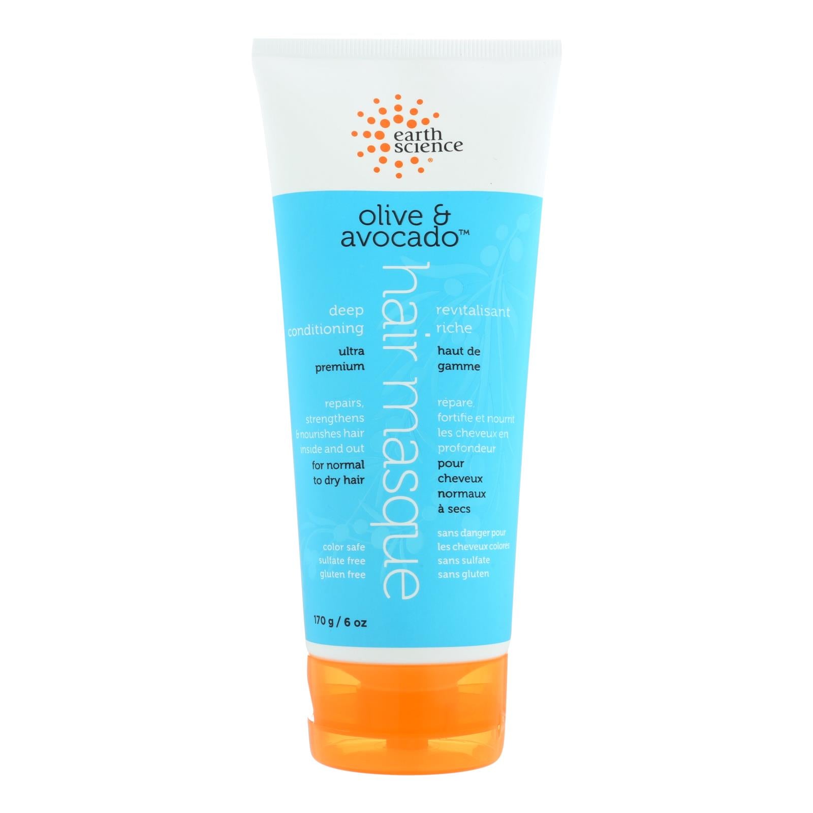 Earth Science Olive And Avocado Deep Conditioning Masque - 6 fl oz