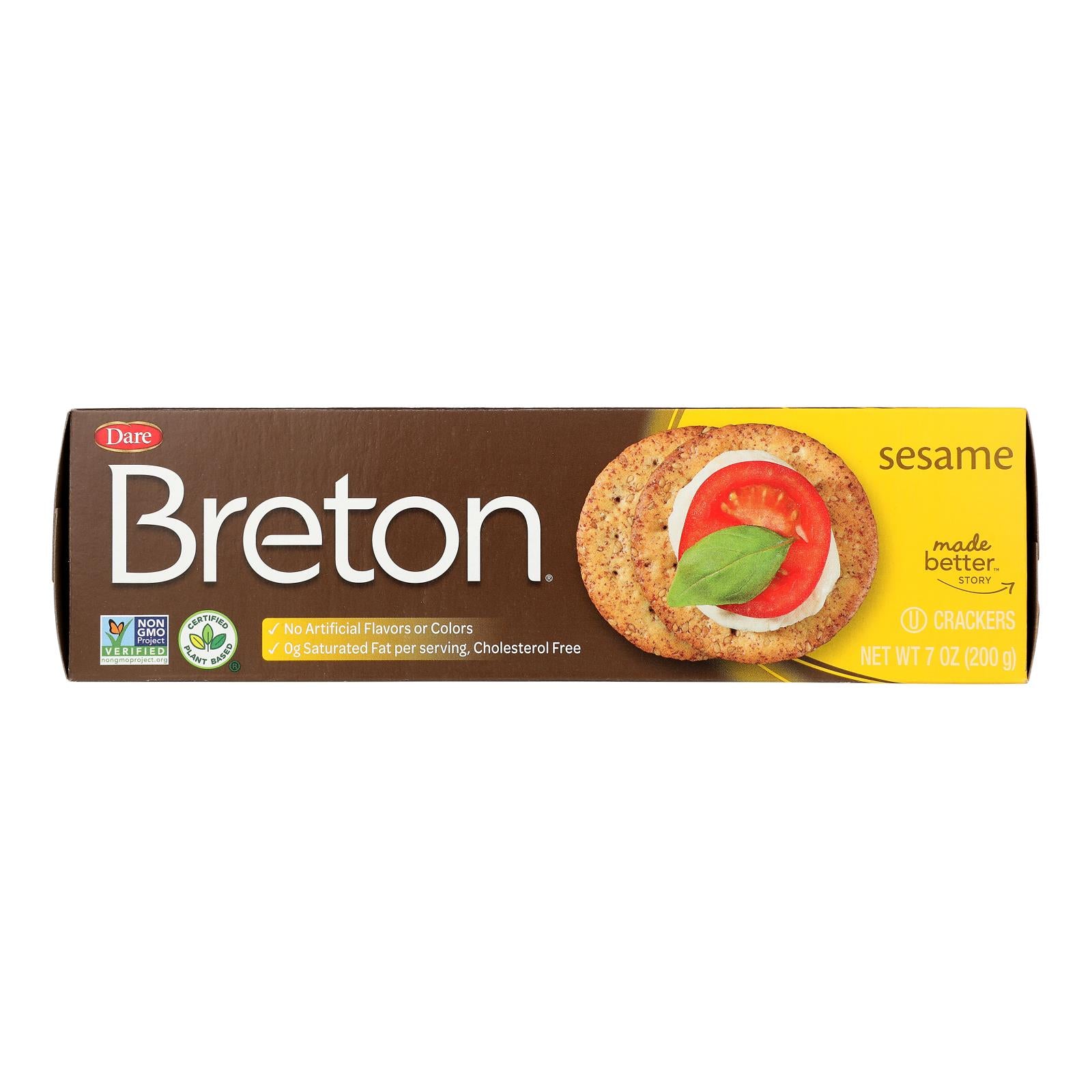 Breton/dare - Crackers Sesame - Case of 12-7 OZ