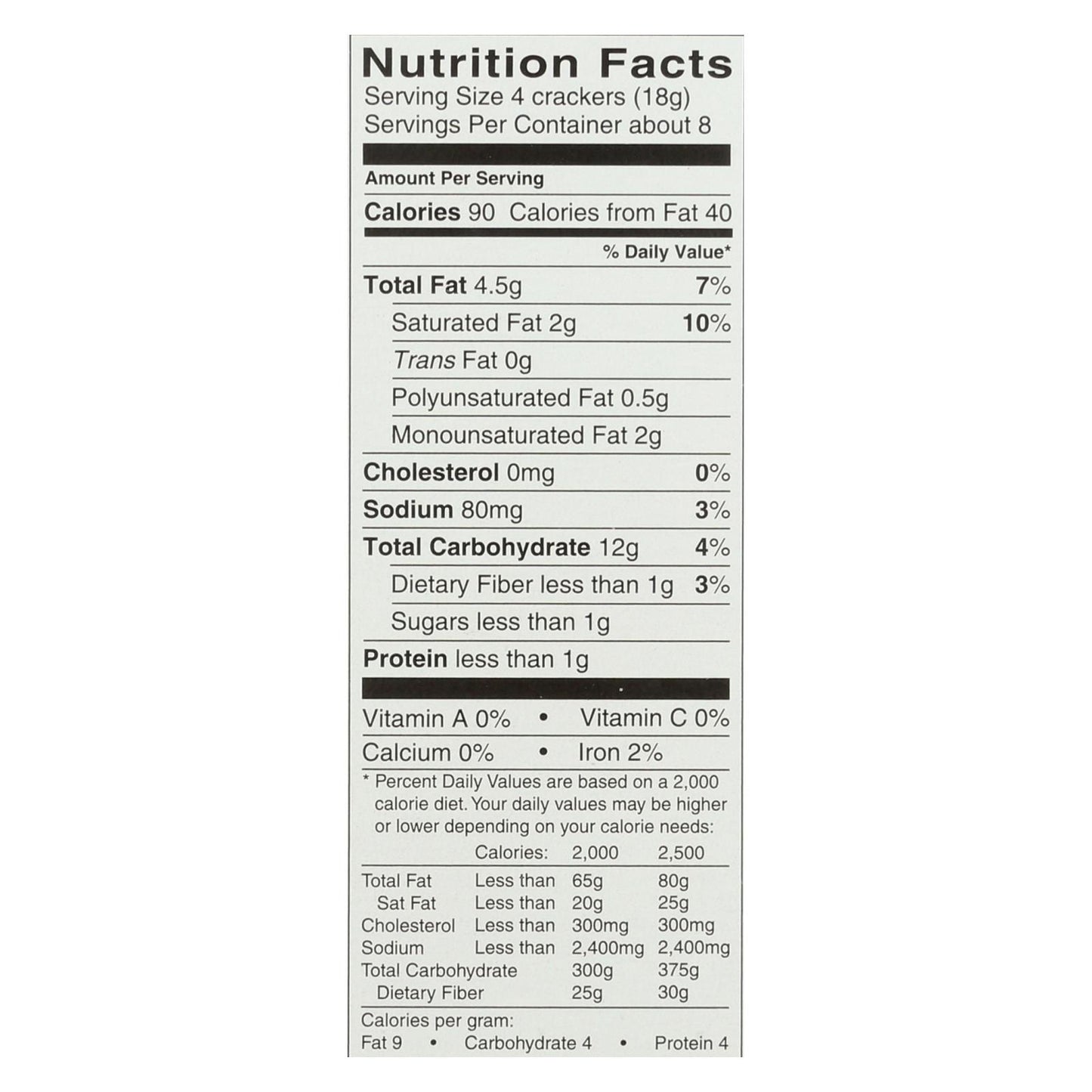 Breton/Dare - Crackers - Original with Flax - Case of 6 - 4.76 oz.