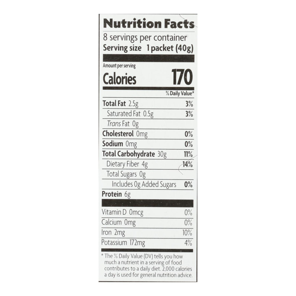Nature's Path Organic Hot Oatmeal - Homestyle - Case of 6 - 11.3 oz.