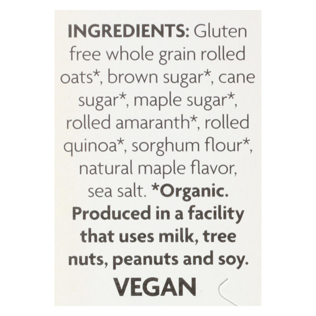 Nature's Path Organic Hot Oatmeal - Brown Sugar Maple - Case of 6 - 11.3 oz.