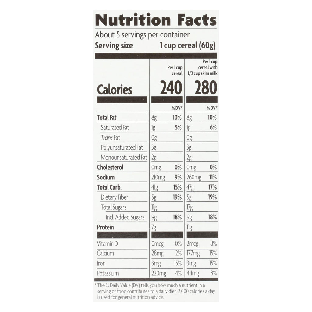 Nature's Path Maple Pecan Crunch - Flax Plus - Case of 12 - 11.5 oz.