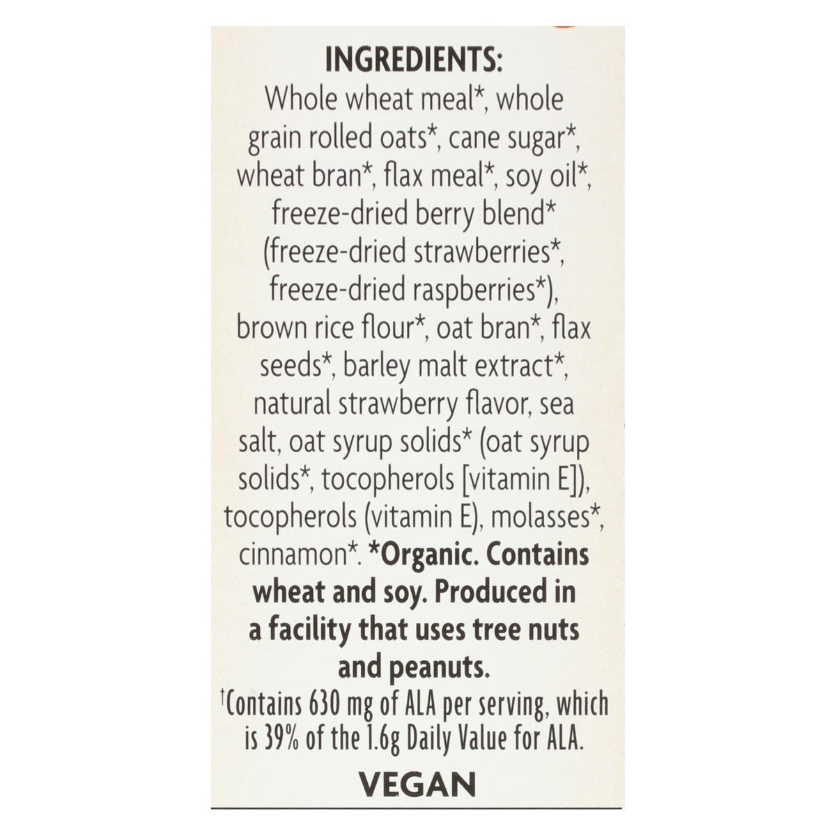 Nature's Path Organic Flax Plus Cereal - Red Berry Crunch - Case of 12 - 10.6 oz.
