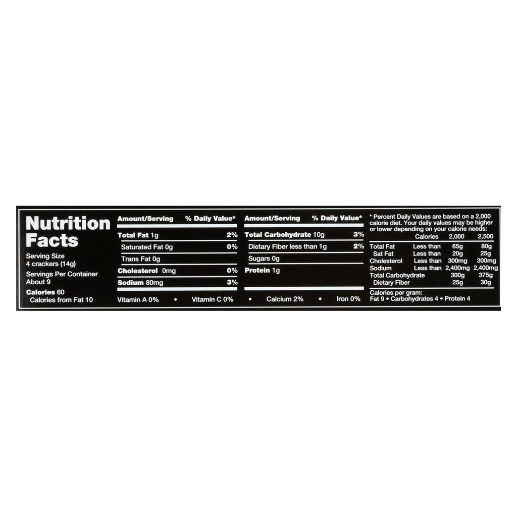 Carr's Bite Size Table Water Cracker - Case of 12 - 4.25 oz