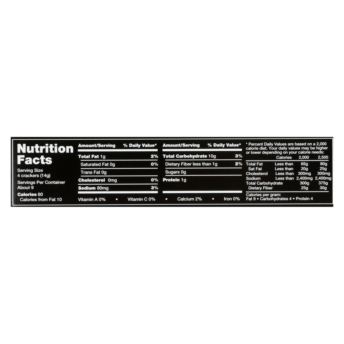 Carr's Bite Size Table Water Cracker - Case of 12 - 4.25 oz
