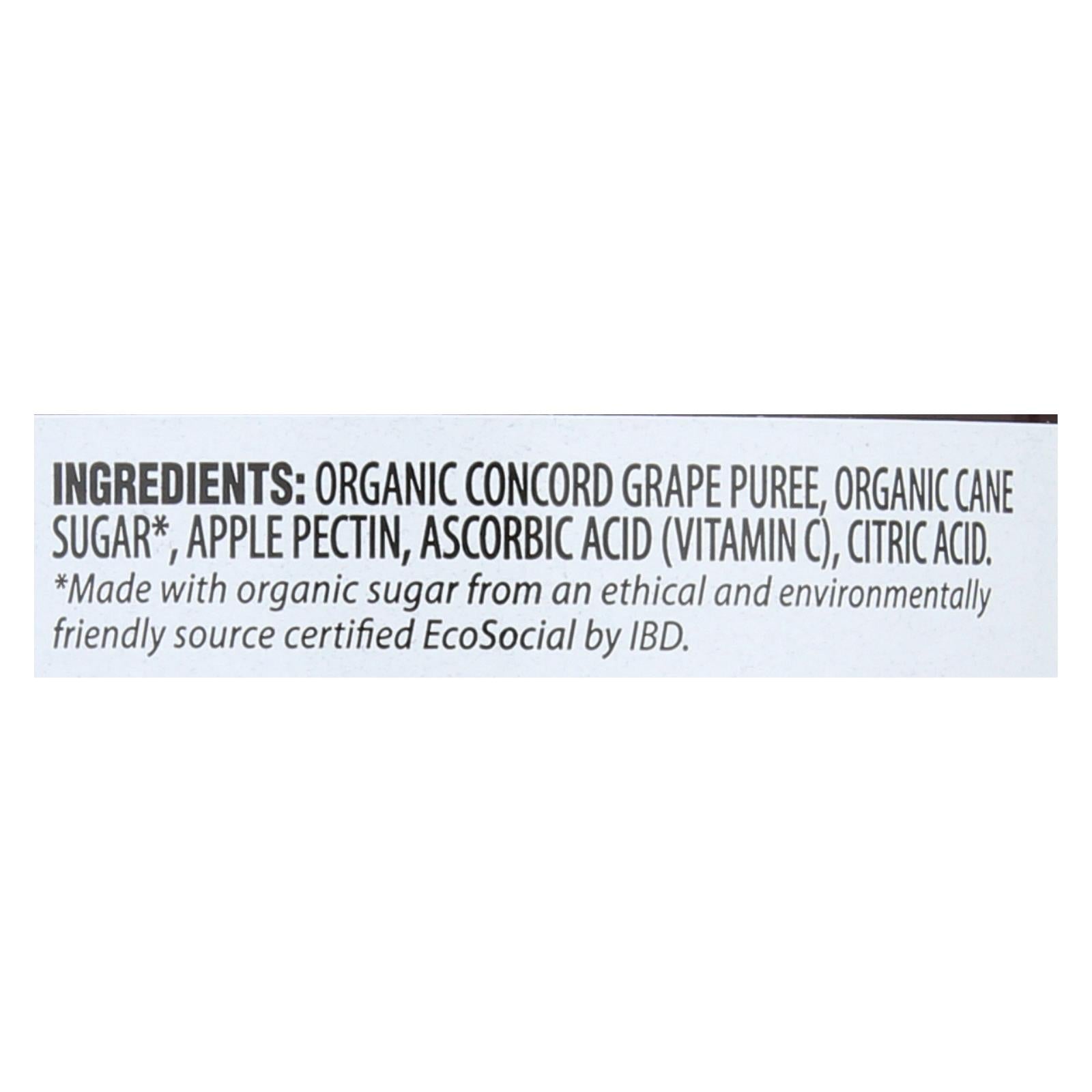 Crofters Fruit Spread - Organic - Premium - Concord Grape - 16.5 oz - case of 6