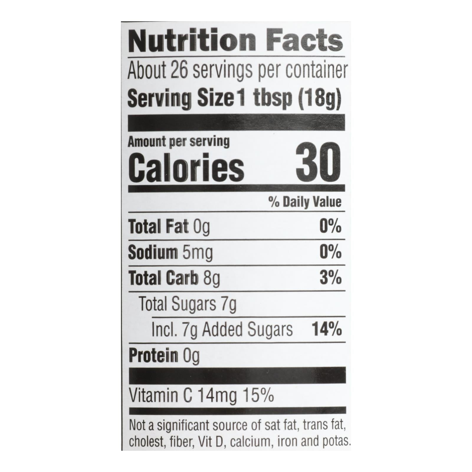 Crofters - Spread Peach Premium - Case of 6-16.5 OZ