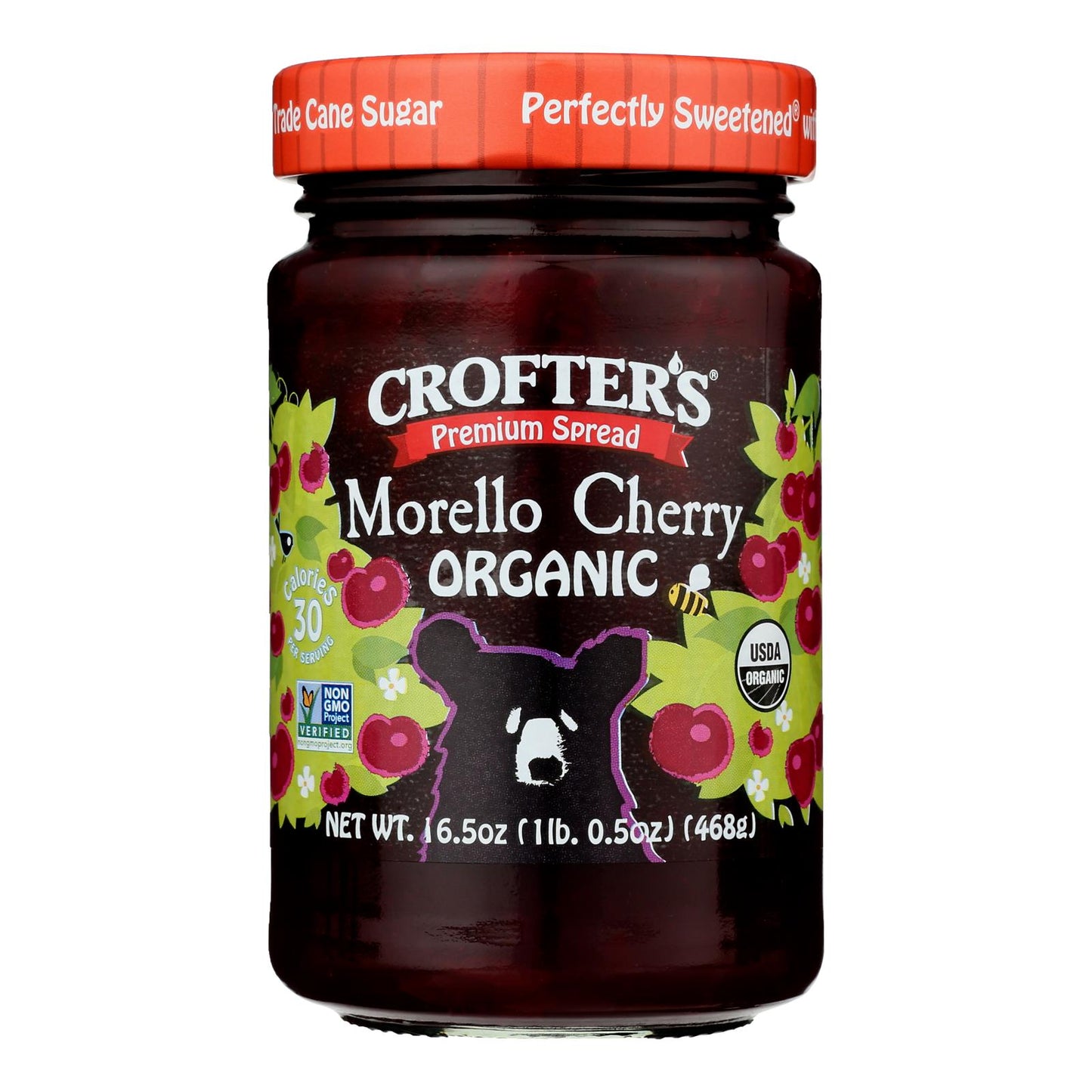 Crofters - Prem Sprd Mrlo Cherry - Case of 6-16.5 OZ