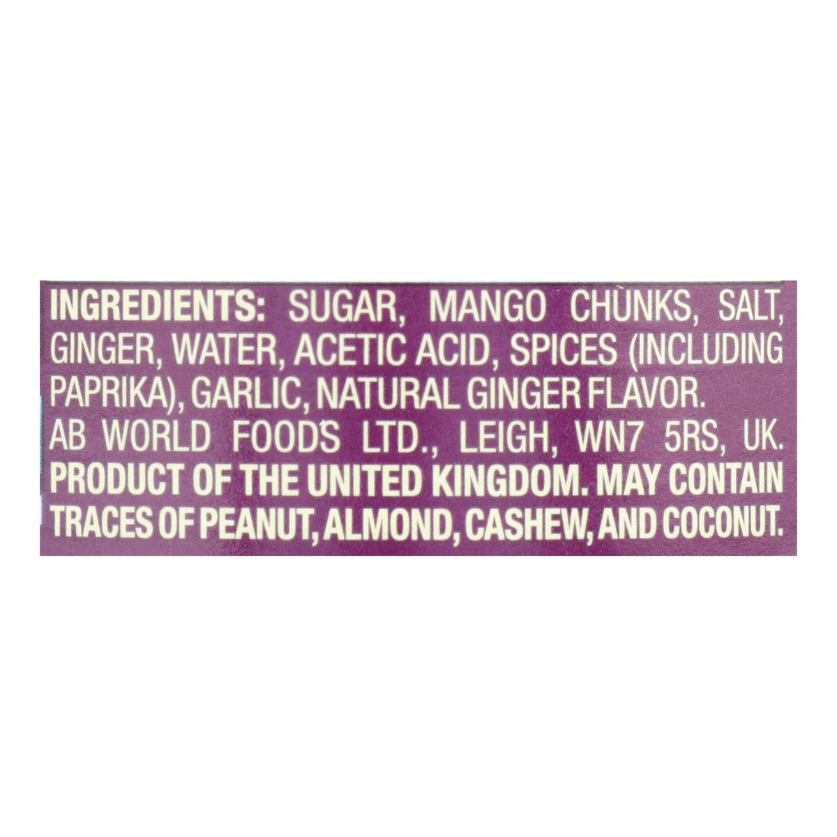 Pataks Chutney - Major Grey - Mild - 12 oz - case of 6