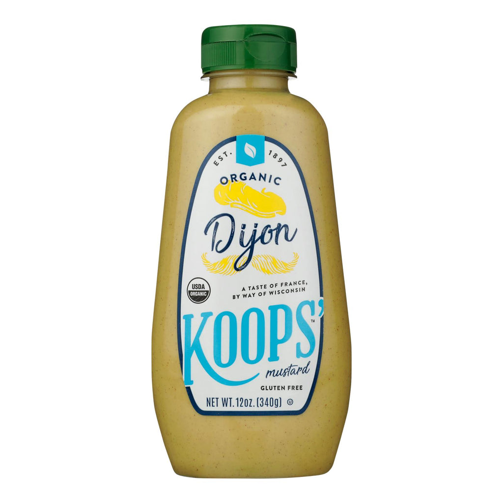 Koop's Organic Dijon - Case of 12 - 12 oz.