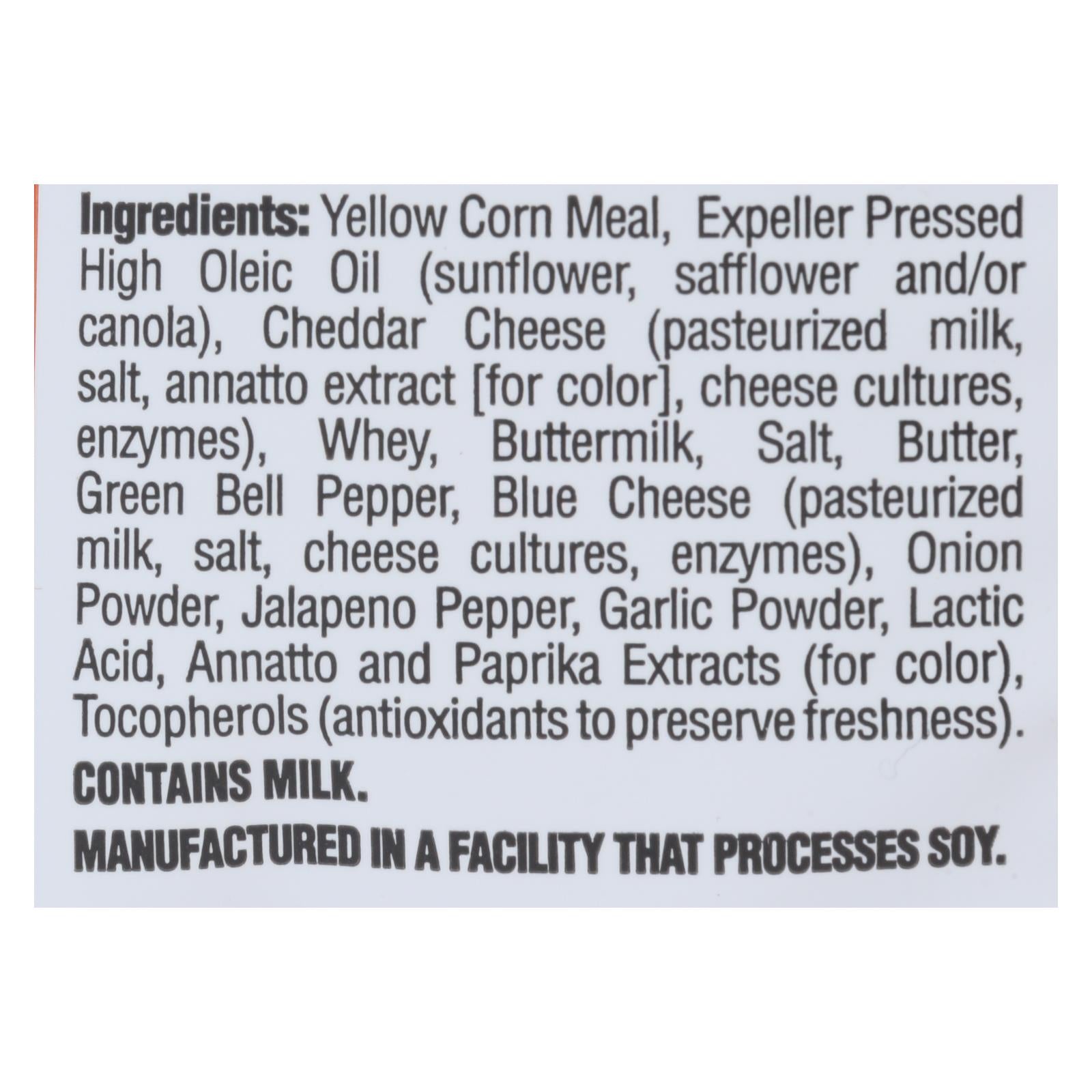 Barbara's Bakery - Cheese Puffs - Jalapeno - Case of 12 - 7 oz.
