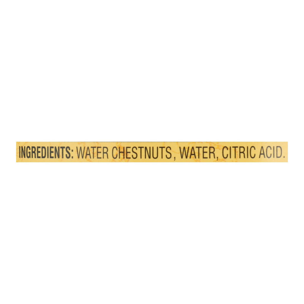 Reese Water Chestnuts - Sliced - Case of 24 - 8 oz.