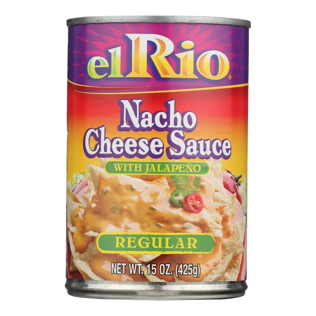 El Rio Nacho Cheese Sauce - Regular - Case of 12 - 15 oz.