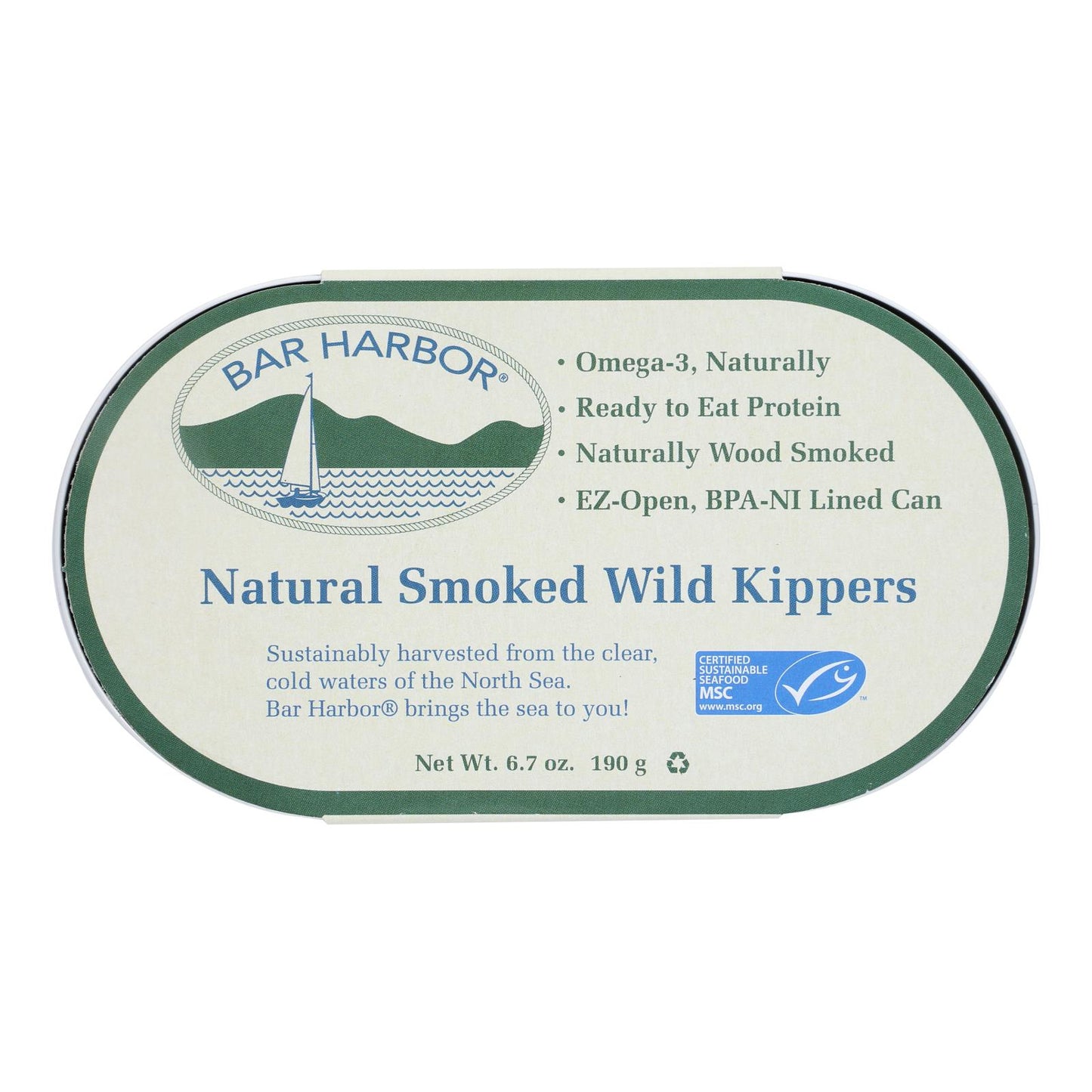 Bar Harbor - Smoked Wild Kippers - Case of 12 - 6.7 oz.