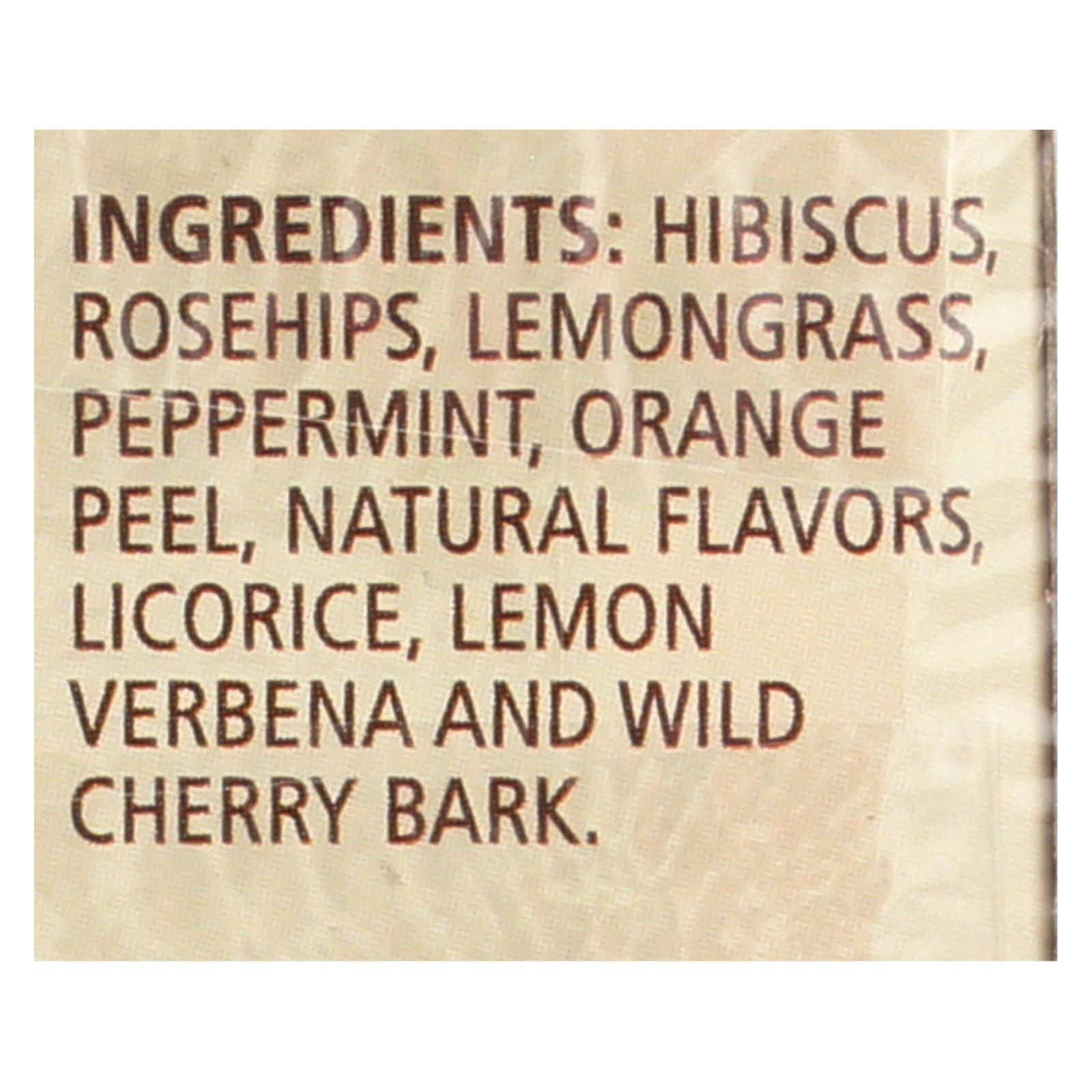 Celestial Seasonings Herbal Tea Caffeine Free Red Zinger - 20 Tea Bags - Case of 6