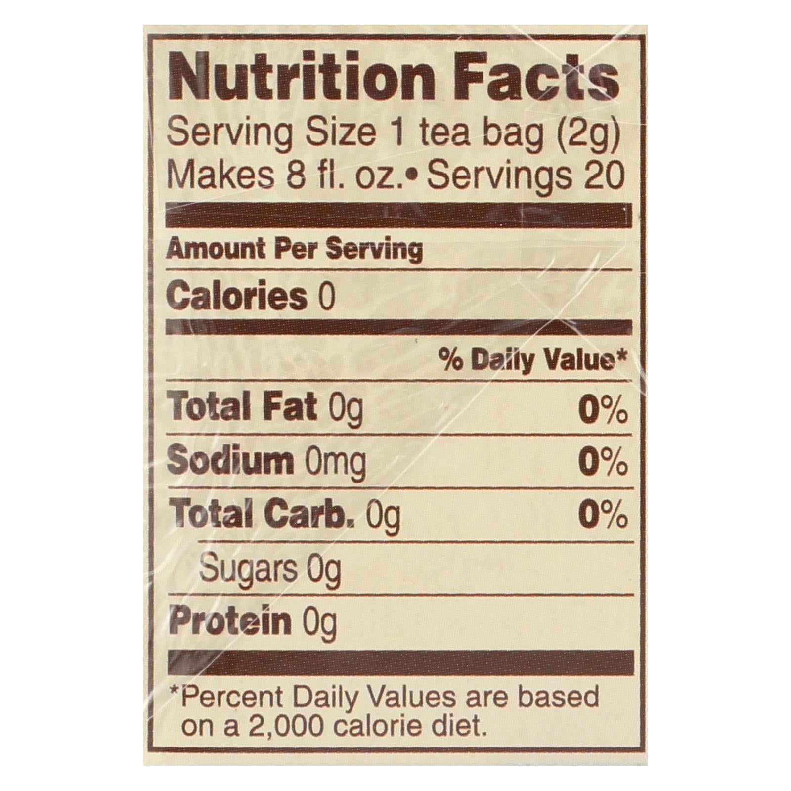 Celestial Seasonings Herbal Tea Caffeine Free Red Zinger - 20 Tea Bags - Case of 6