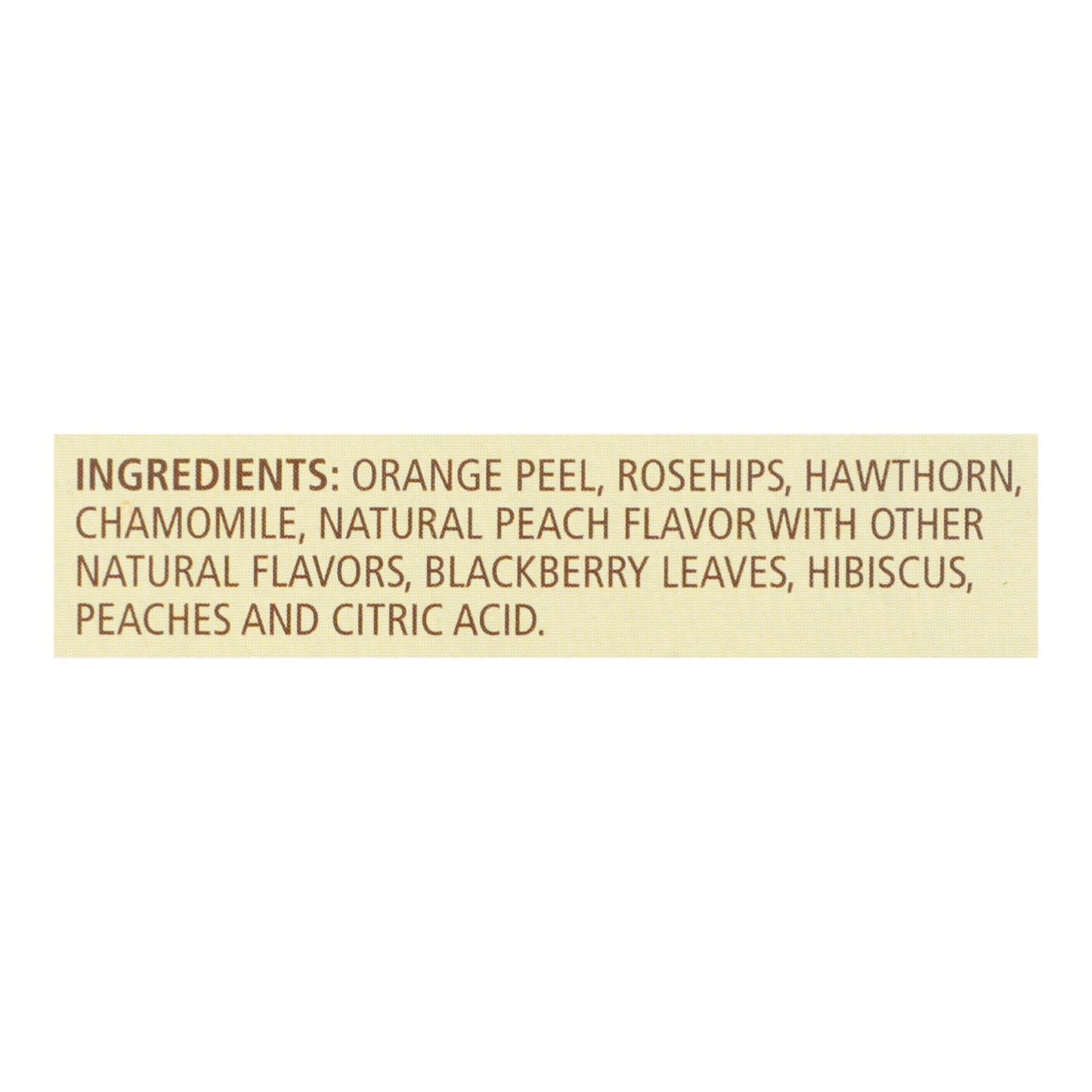 Celestial Seasonings Herbal Tea Caffeine Free Country Peach Passion - 20 Tea Bags - Case of 6