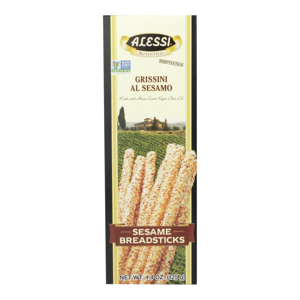 Alessi - Breadsticks - Sesame - Case of 12 - 4.4 oz.