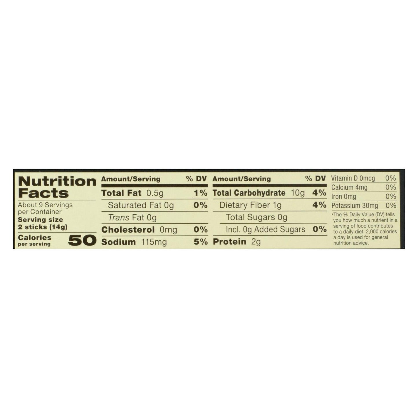 Alessi - Breadsticks - Garlic - Case of 12 - 4.4 oz.