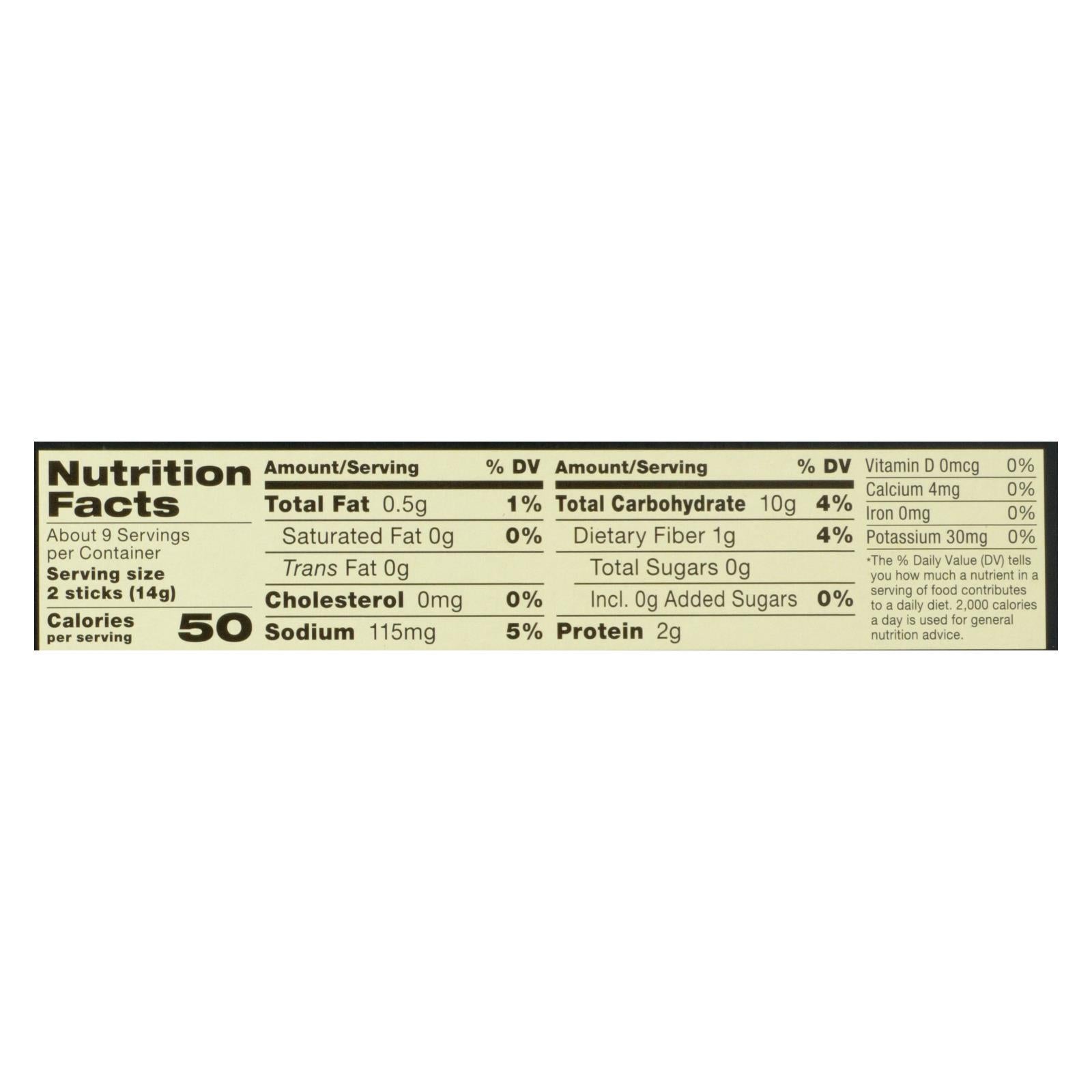 Alessi - Breadsticks - Garlic - Case of 12 - 4.4 oz.
