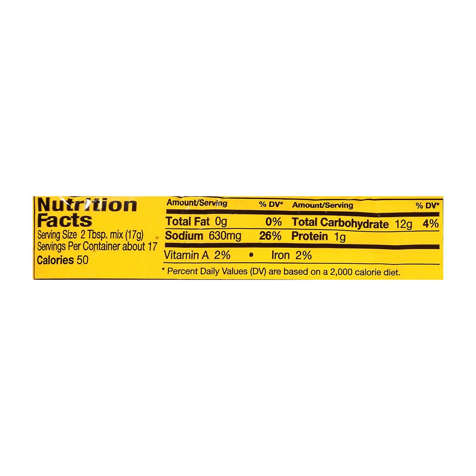 Zatarain's Fish Fry- Seasoned - Case of 12 - 10 oz.
