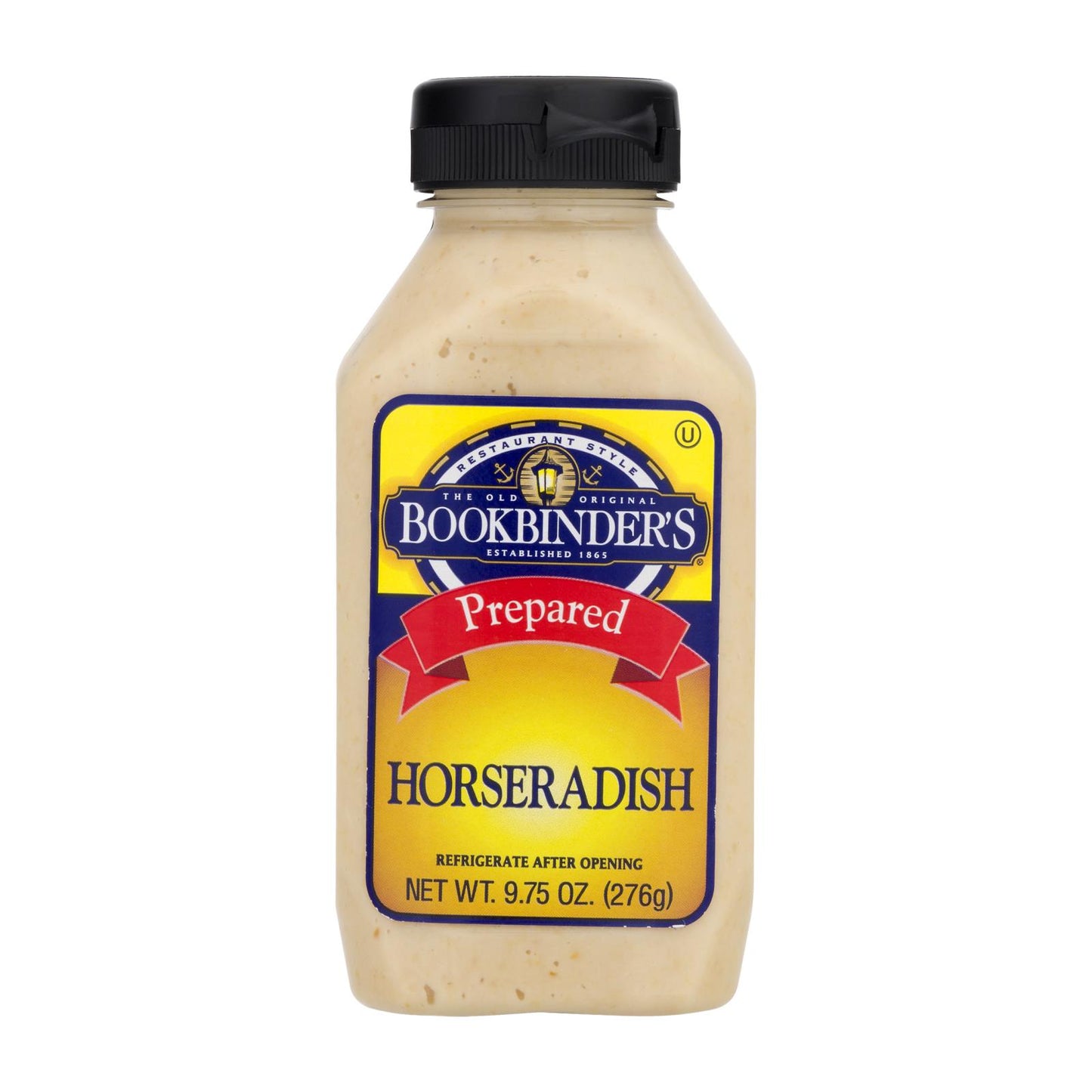 Bookbinder's - Horseradish - Prepared - Case of 9 - 9.75 oz.
