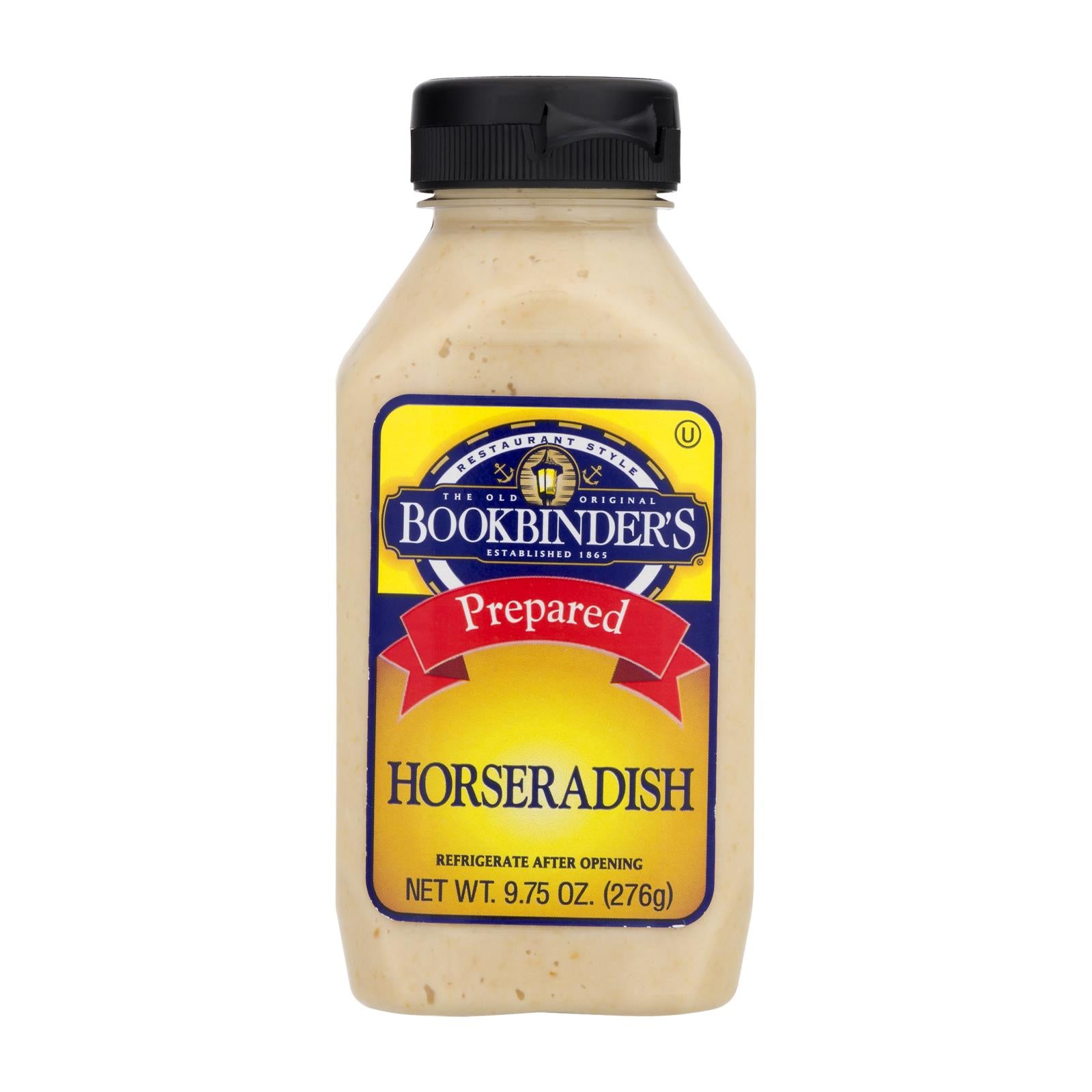 Bookbinder's - Horseradish - Prepared - Case of 9 - 9.75 oz.