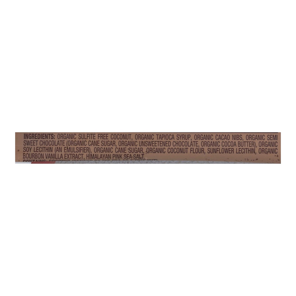 Jennie's Organic Cacao Powder Coconut Bar - Case of 12 - 1.5 oz.